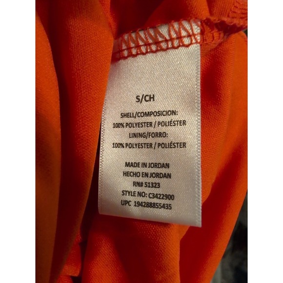 Vince Camuto Orange Pink Floral Tiered Babydoll Mini Dress C3422900 NWT S 365 4 - Picture 4 of 10